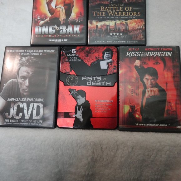 MARTIAL ARTS ACTION ADVENTURE MOVIE 5 PACK DVD LOT - Picture 3 of 3